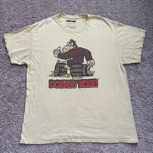 Donkey Kong Graphic Tee, Size L Casual T-shirt